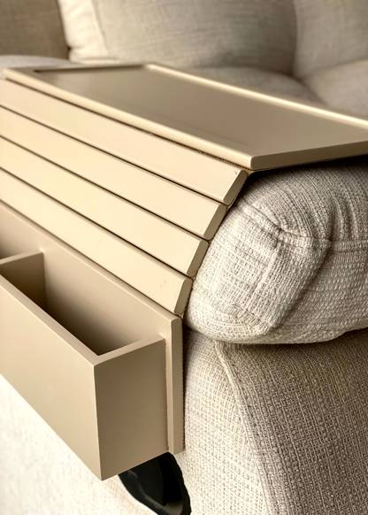 Multipurpose Sofa Armrest - Beige