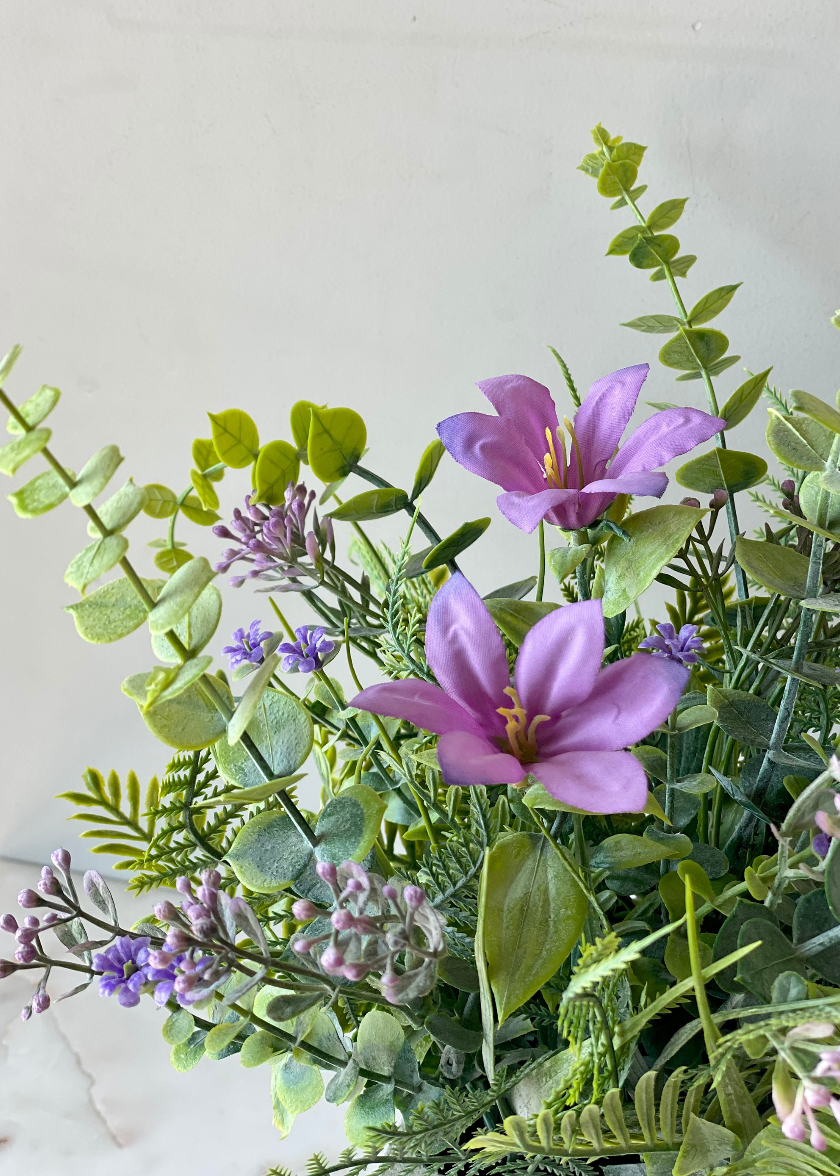 Artificial Lily Meadow Plant - Purple