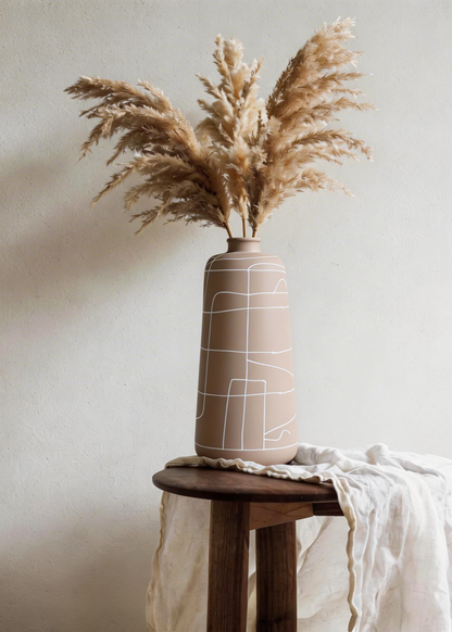 Dune Terra Vase - Beige (Large)