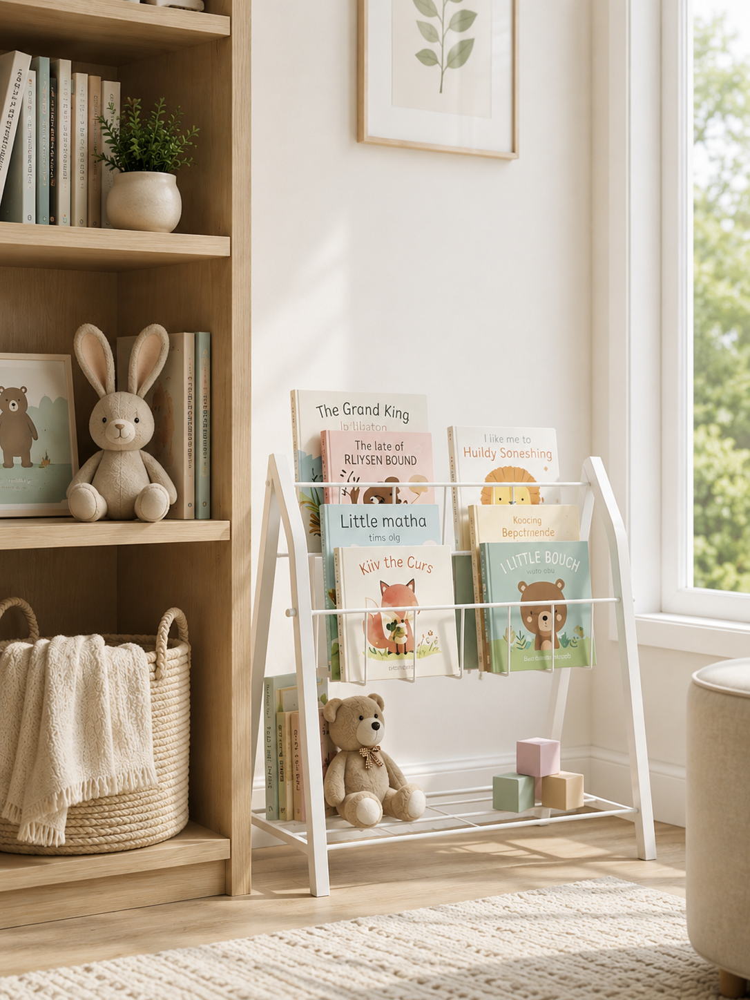Kids Book Display Rack