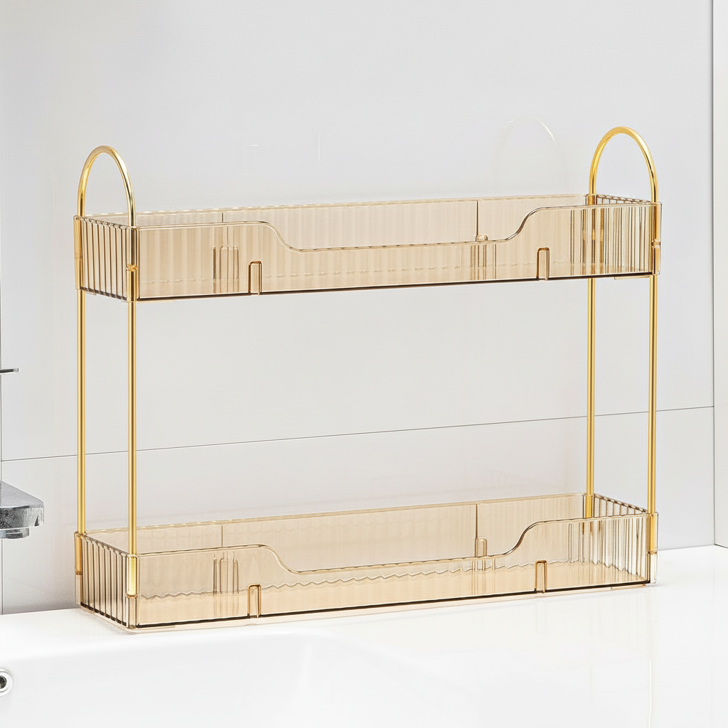 Bathroom Countertop Organiser - Amber