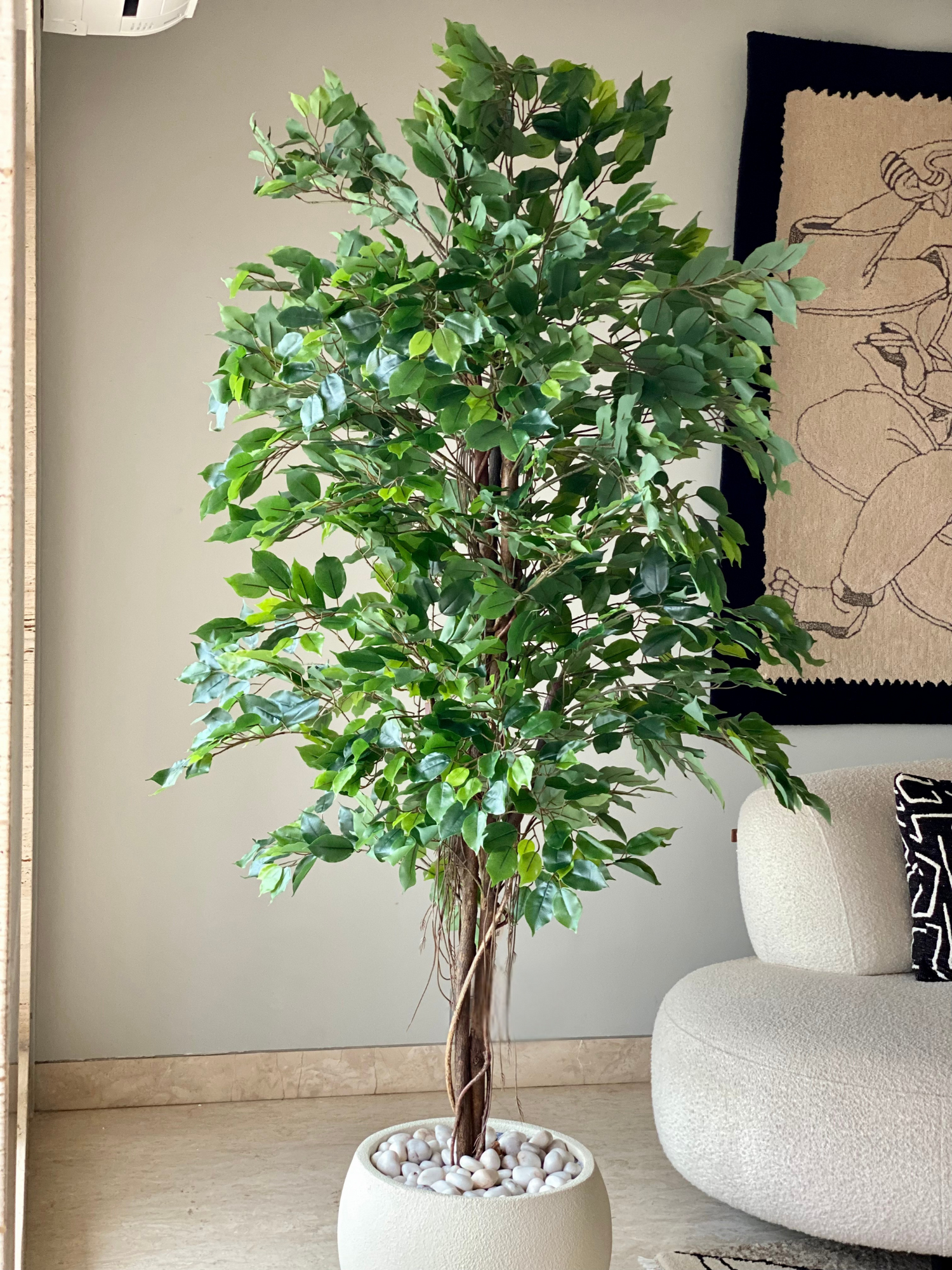 Artificial Aerial Root Ficus Plant - 6.5 Feet