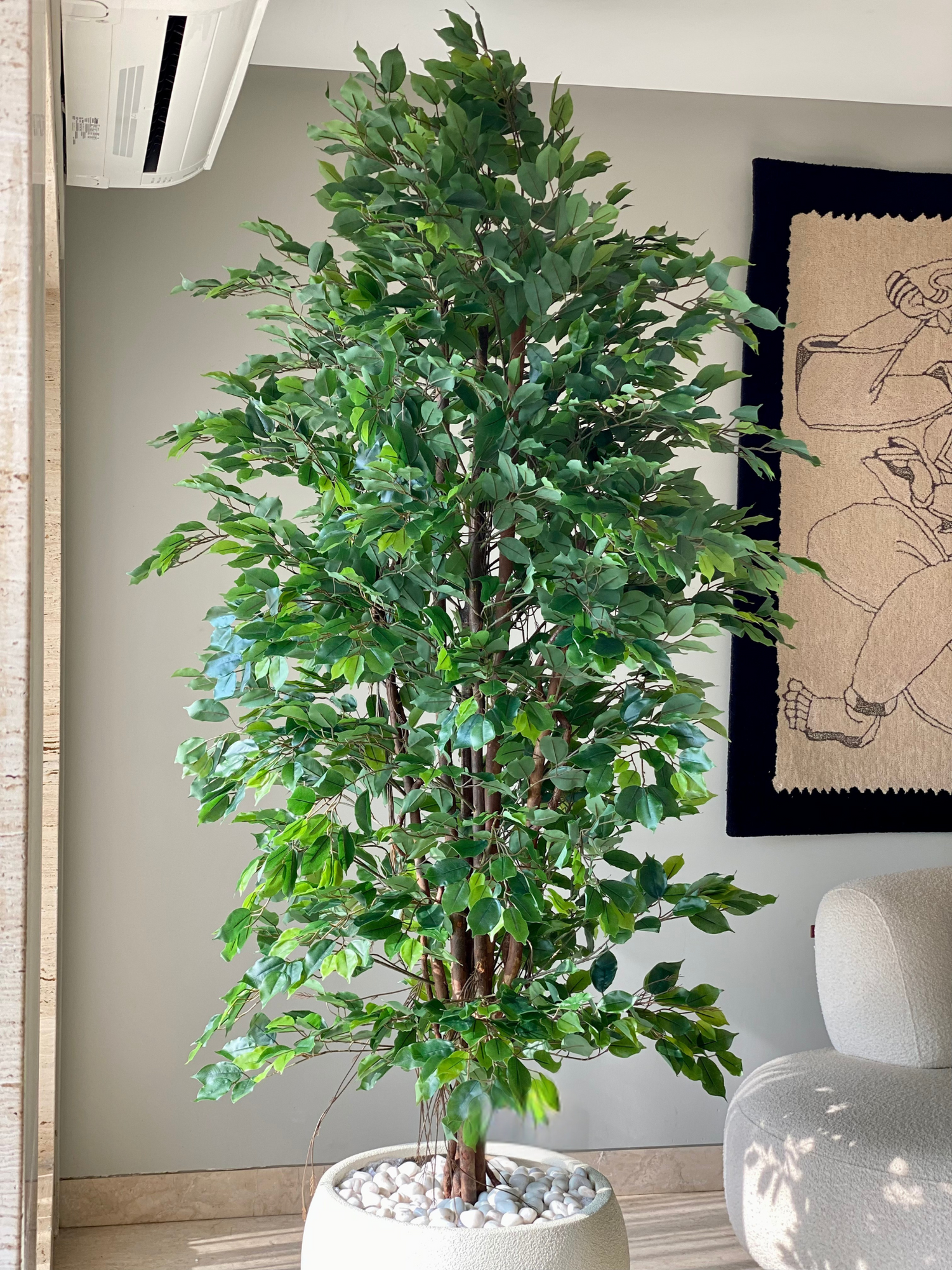 Artificial Aerial Root Ficus Plant - 7.5 Feet