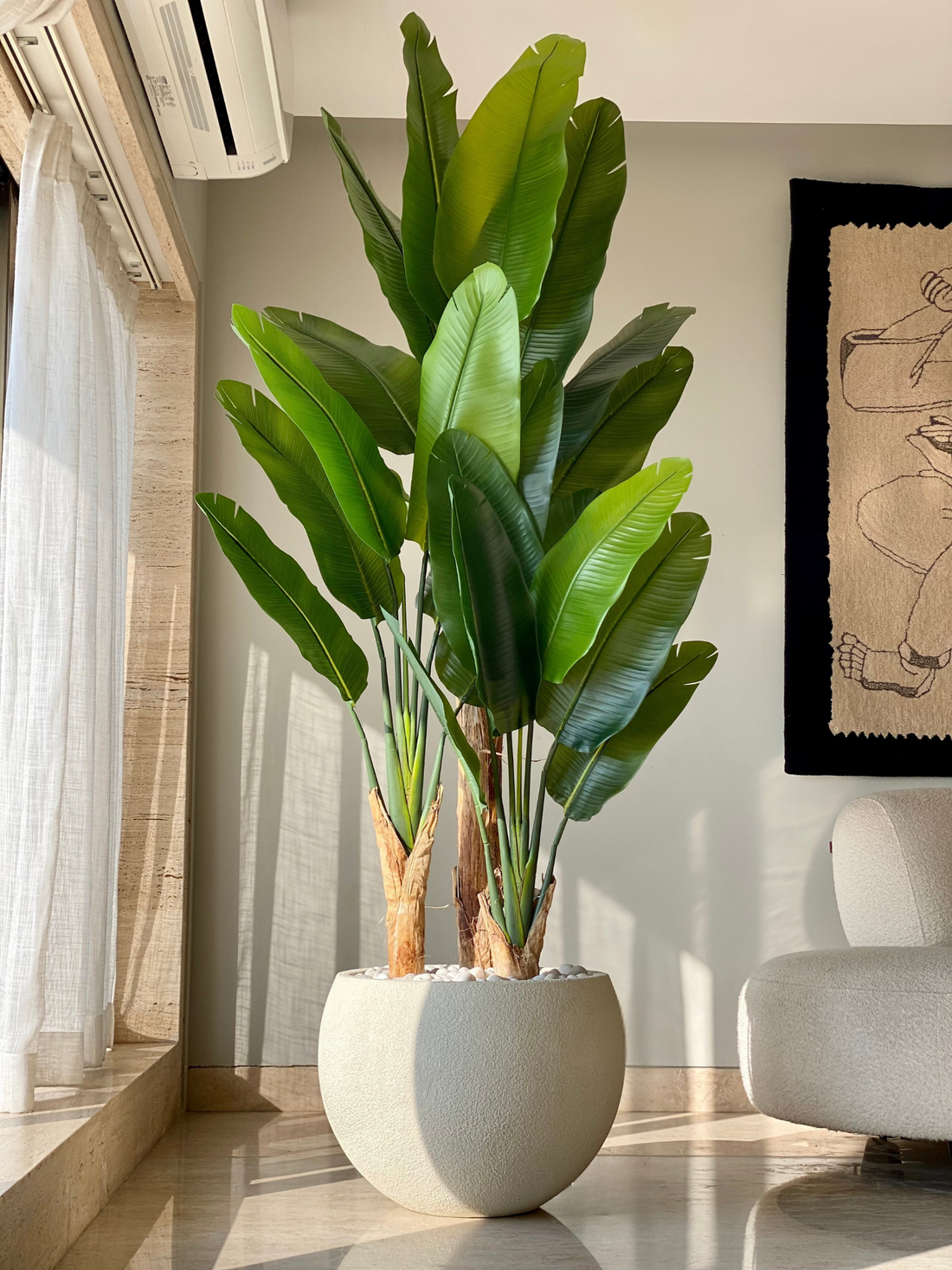 Artificial Madagascar Palm Plant - 7 Feet