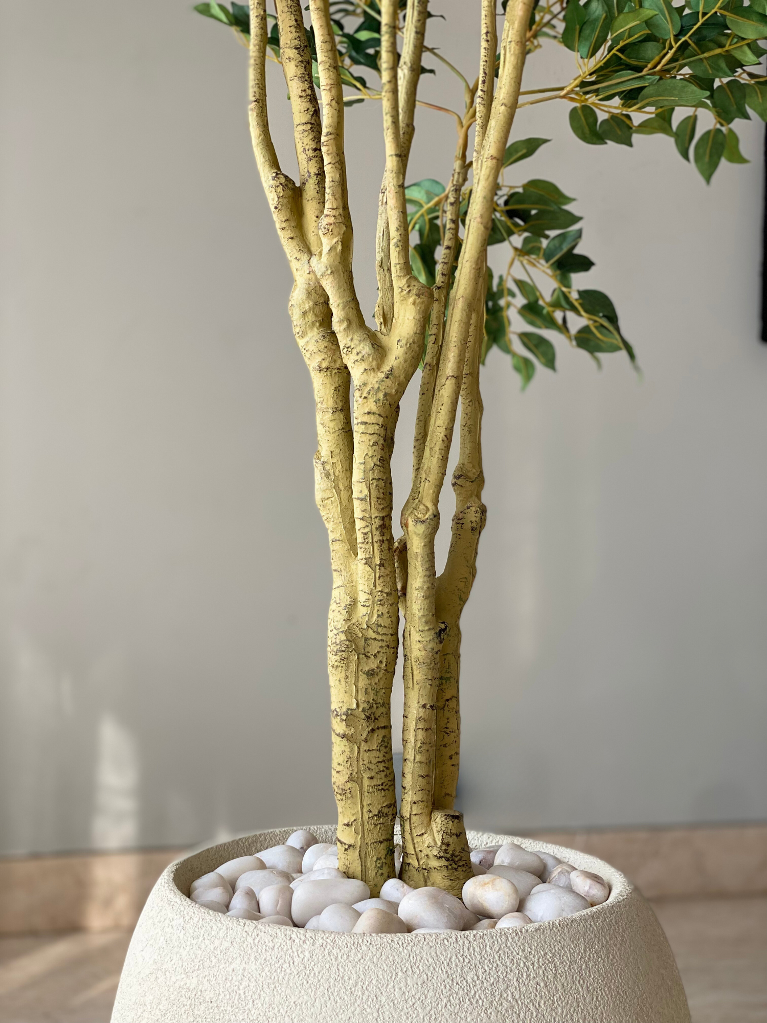 Tropical Ficus Artificial Tall Plant - 6.5 Feet