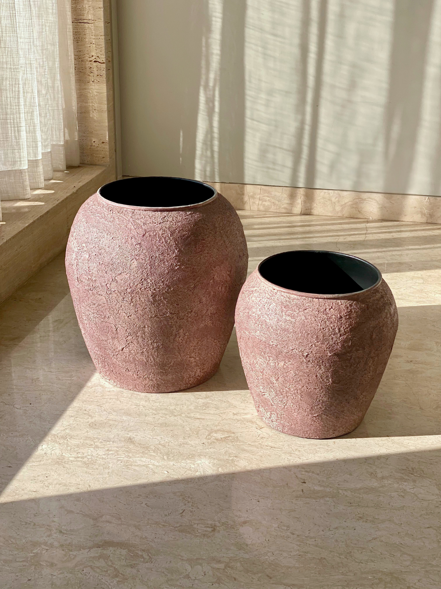 Mesa Planters - Rustic Brown