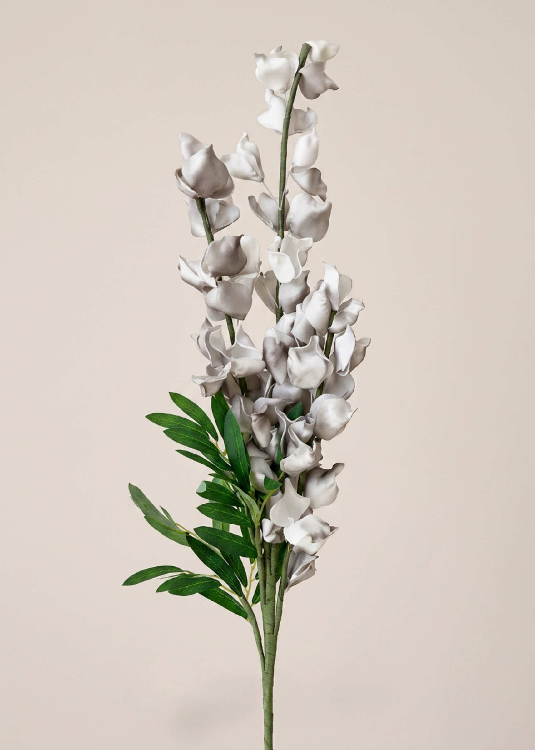 Artificial Dragon Flower Stem - Grey Ombre (One Stem)