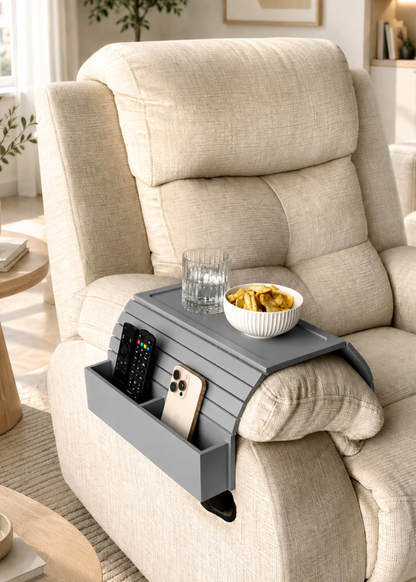 Multipurpose Sofa Armrest - Grey