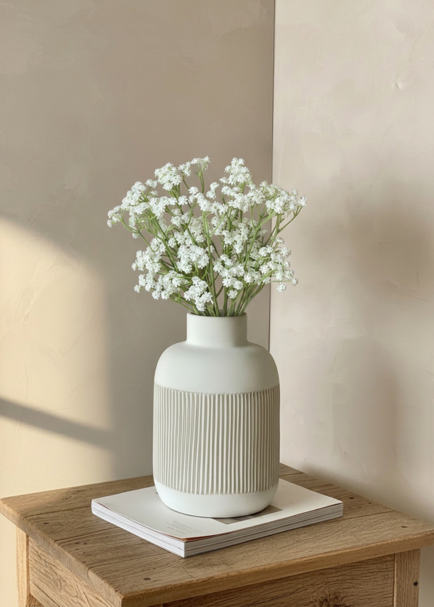 Artificial Babys Breath Bunch - Set of 2