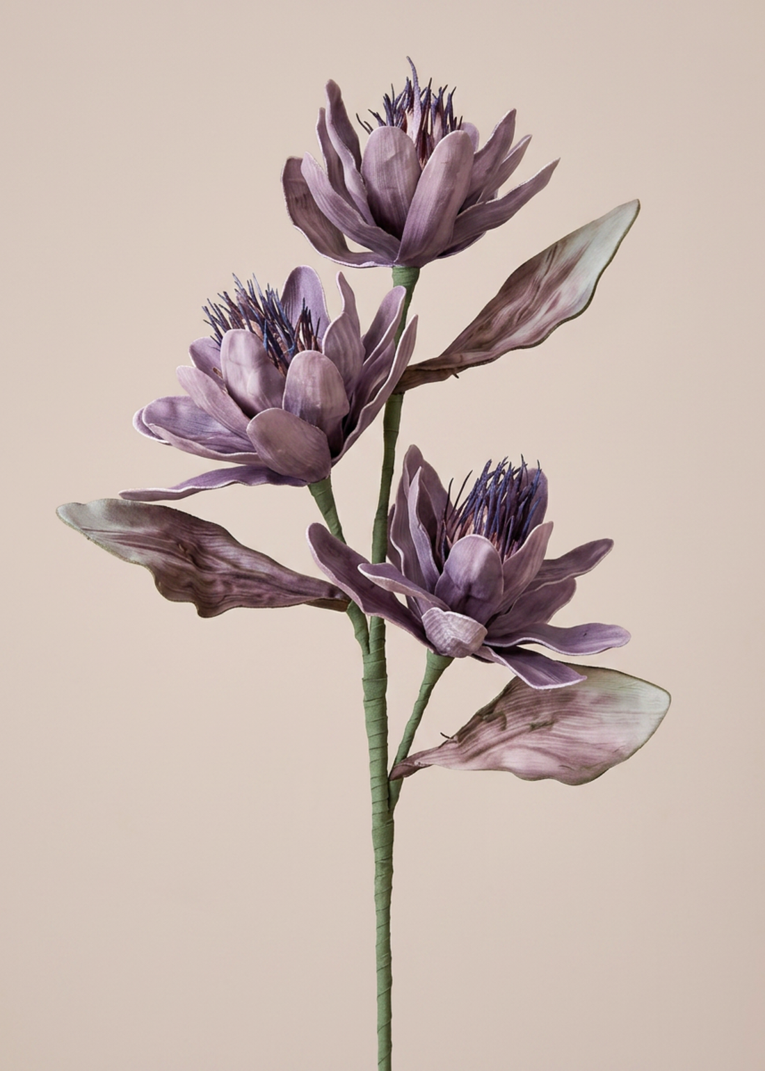 Artificial Corolla Flower Stem - Lavender Ombre (One Stem)