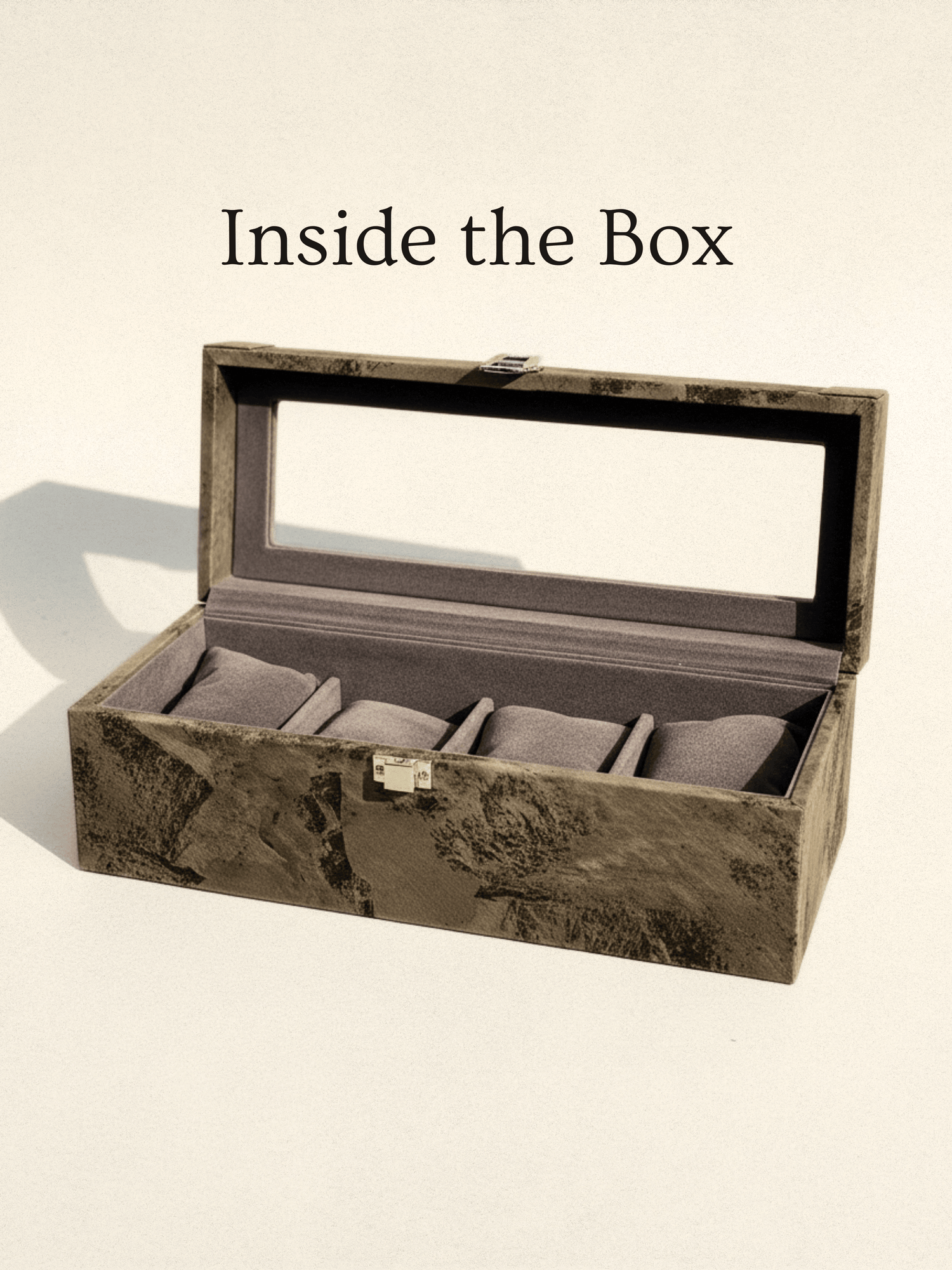 Indo Mocha Watch Box - 4 Slots