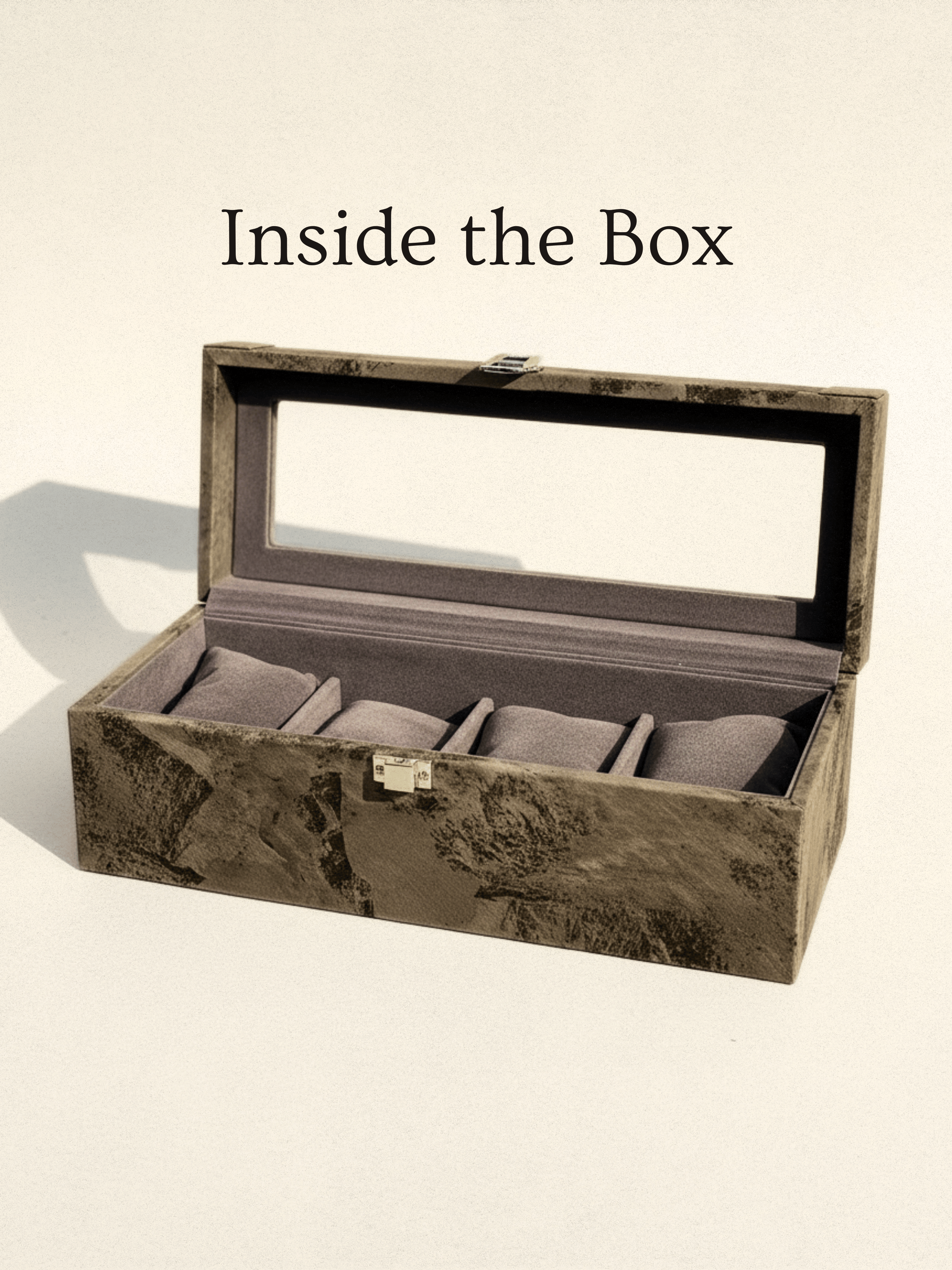 Indo Mocha Watch Box - 4 Slots