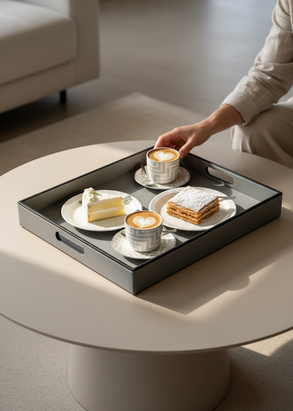 Naples Serving Tray - Grey