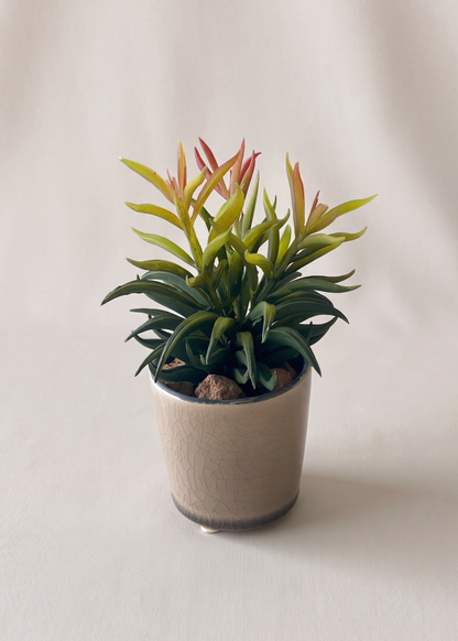 Artificial Bromeliad Tabletop Plant
