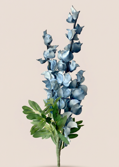 Artificial Dragon Flower Stem - Blue Ombre (One Stem)