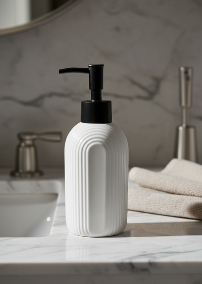 Mono Bathroom Dispenser - White