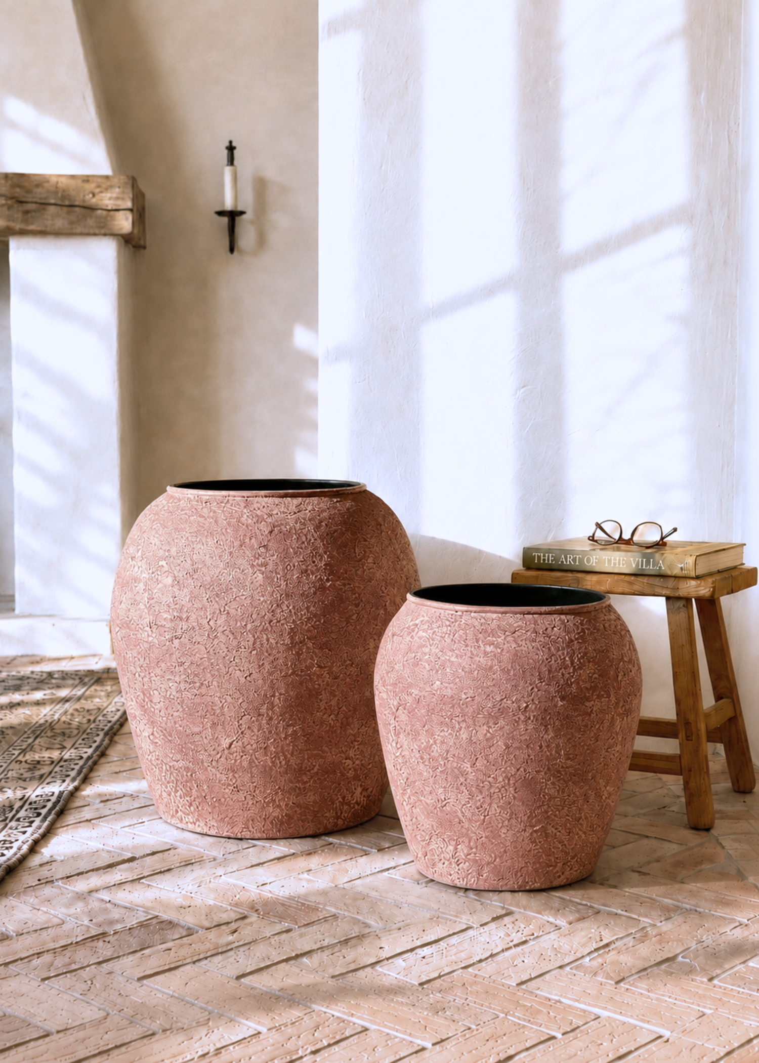 Mesa Planters - Rustic Brown