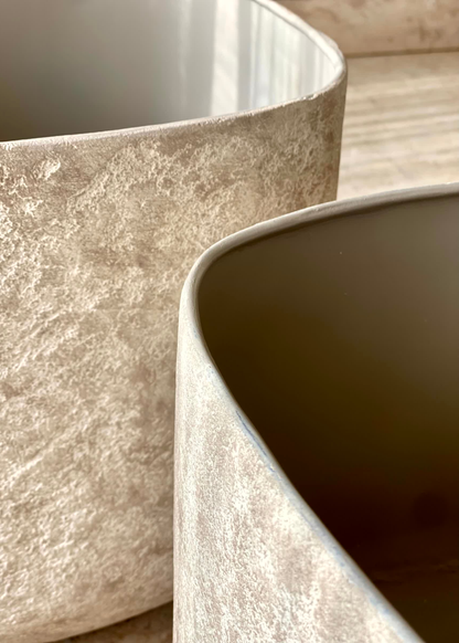 Veranda Square Planters  - Rustic Ivory