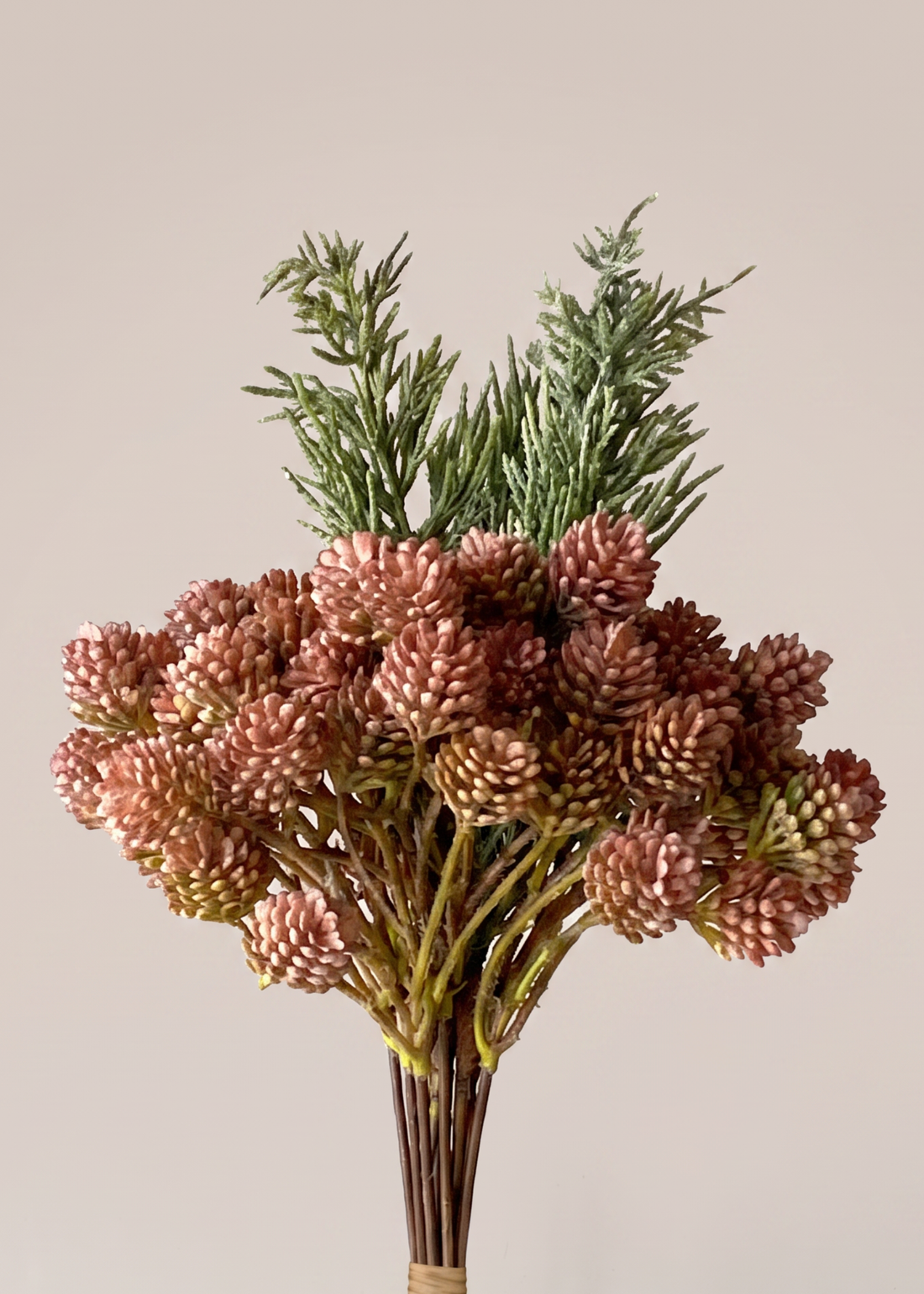 Artificial Berry Pick Sprays Bunch - Pink