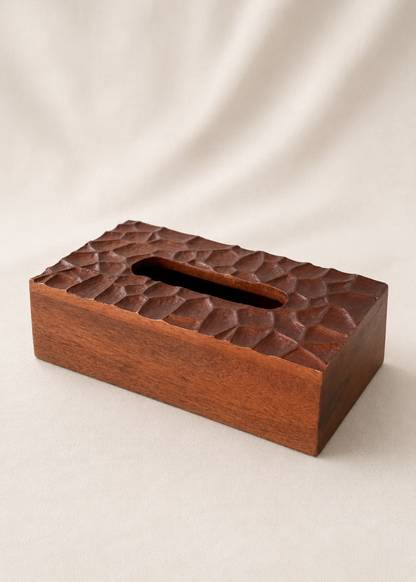 Terrain Wooden Tissue Box