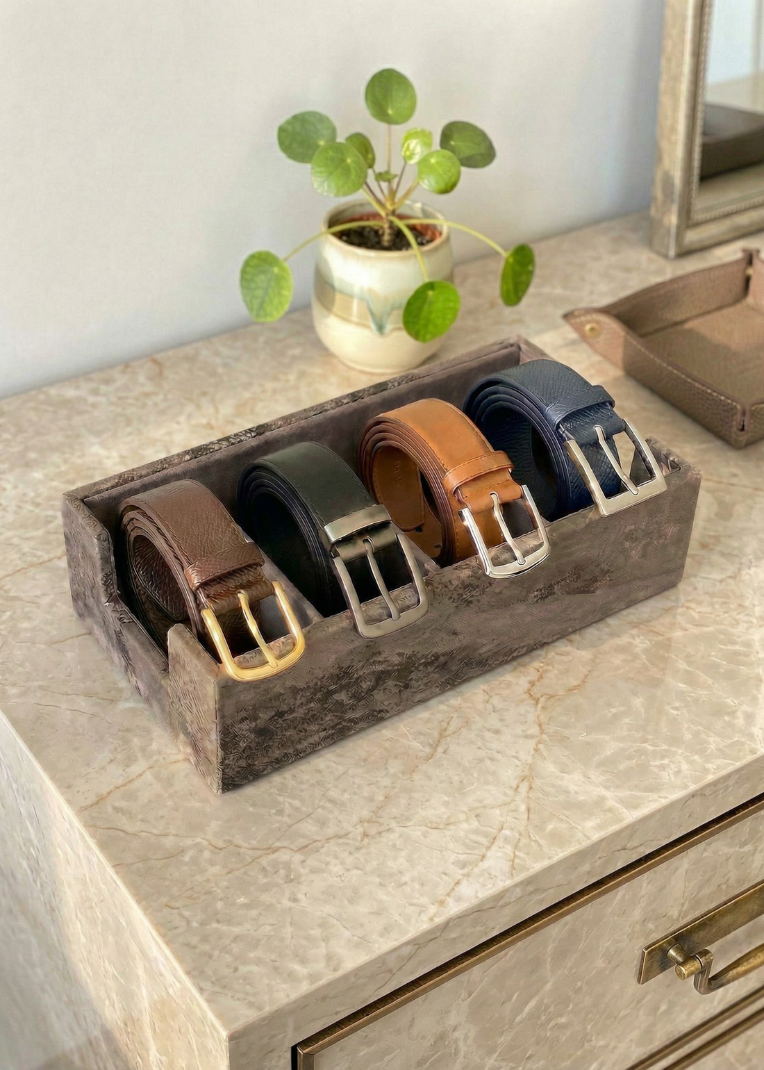 Indo Mocha Belt Organizer - 4 Slot