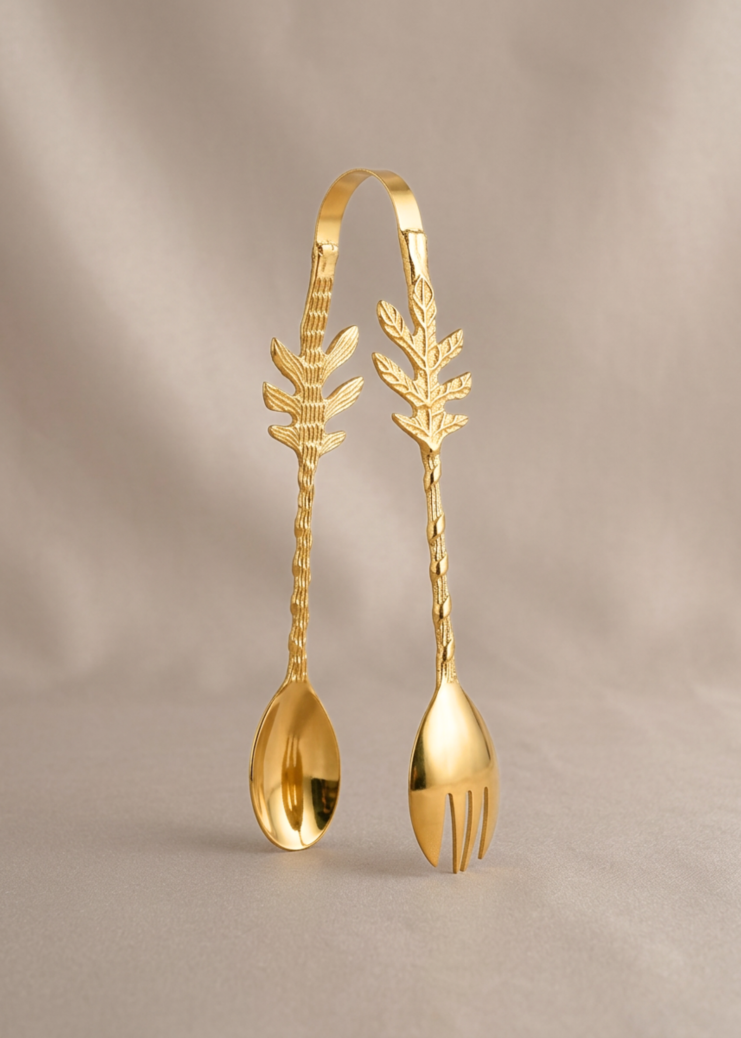 Royal Floral Bloom Tongs - Gold