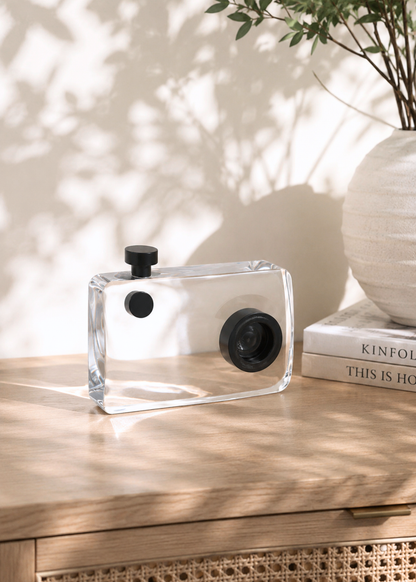Crystal Camera Artefact - Black (Large)
