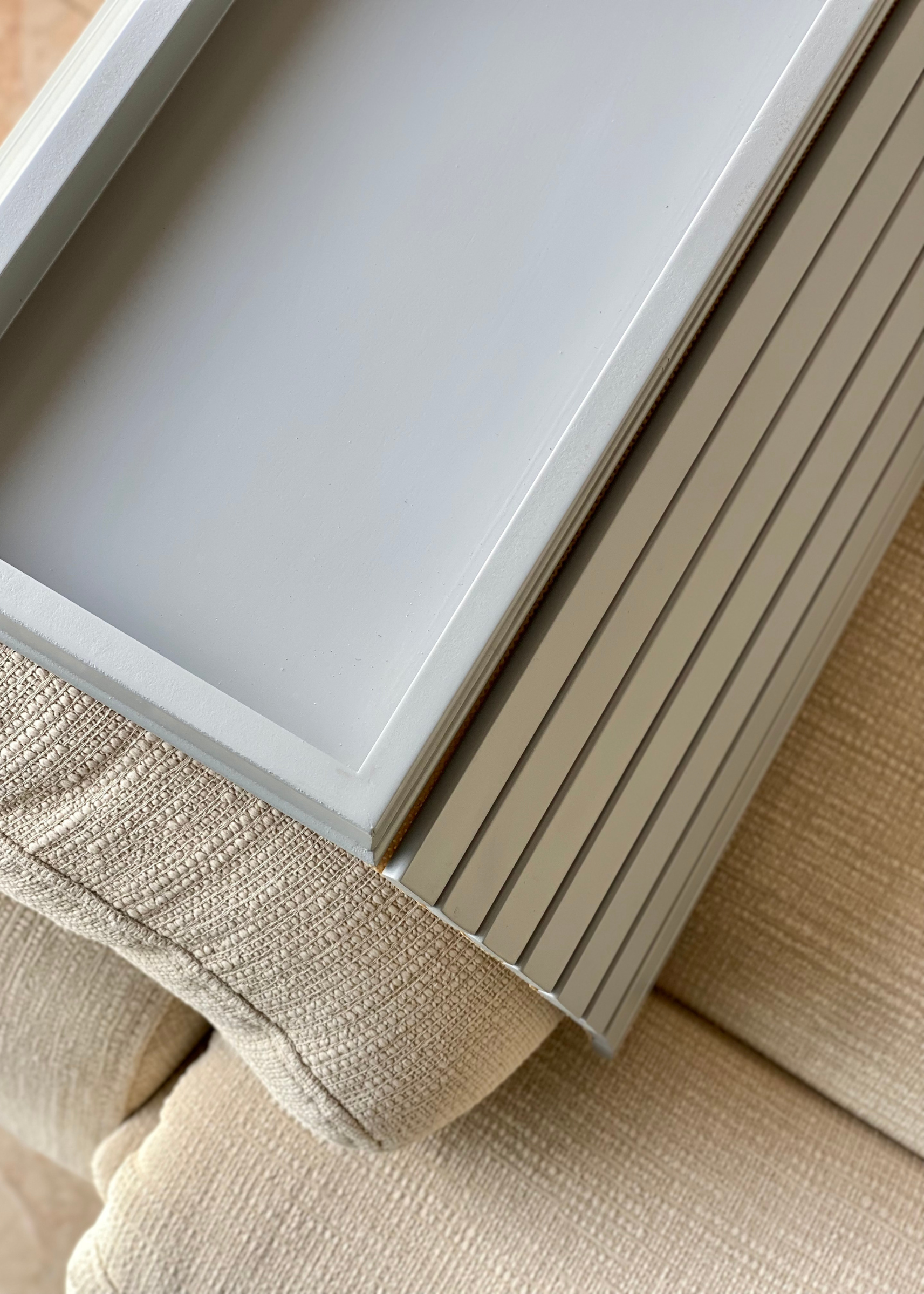 Sofa Armrest Tray - Grey