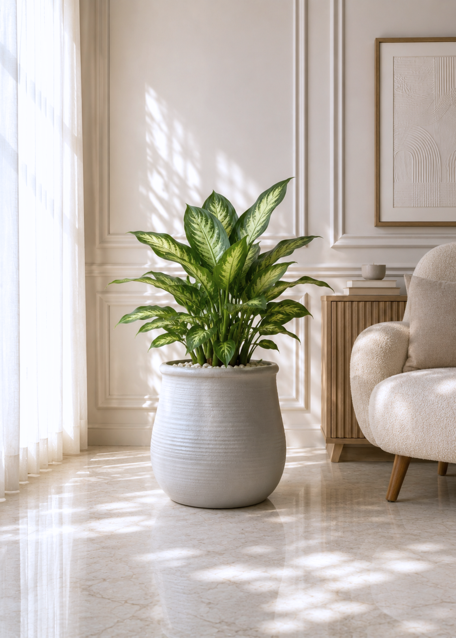 Garden Muse Planters - Beige