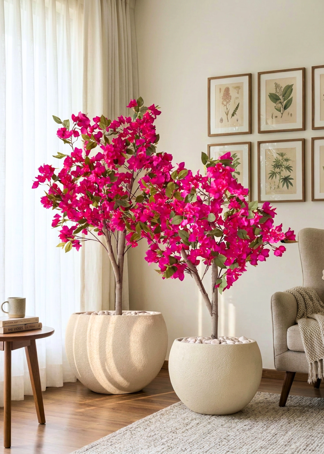 Artificial Pink Bougainvillea Plant - 4 Feet