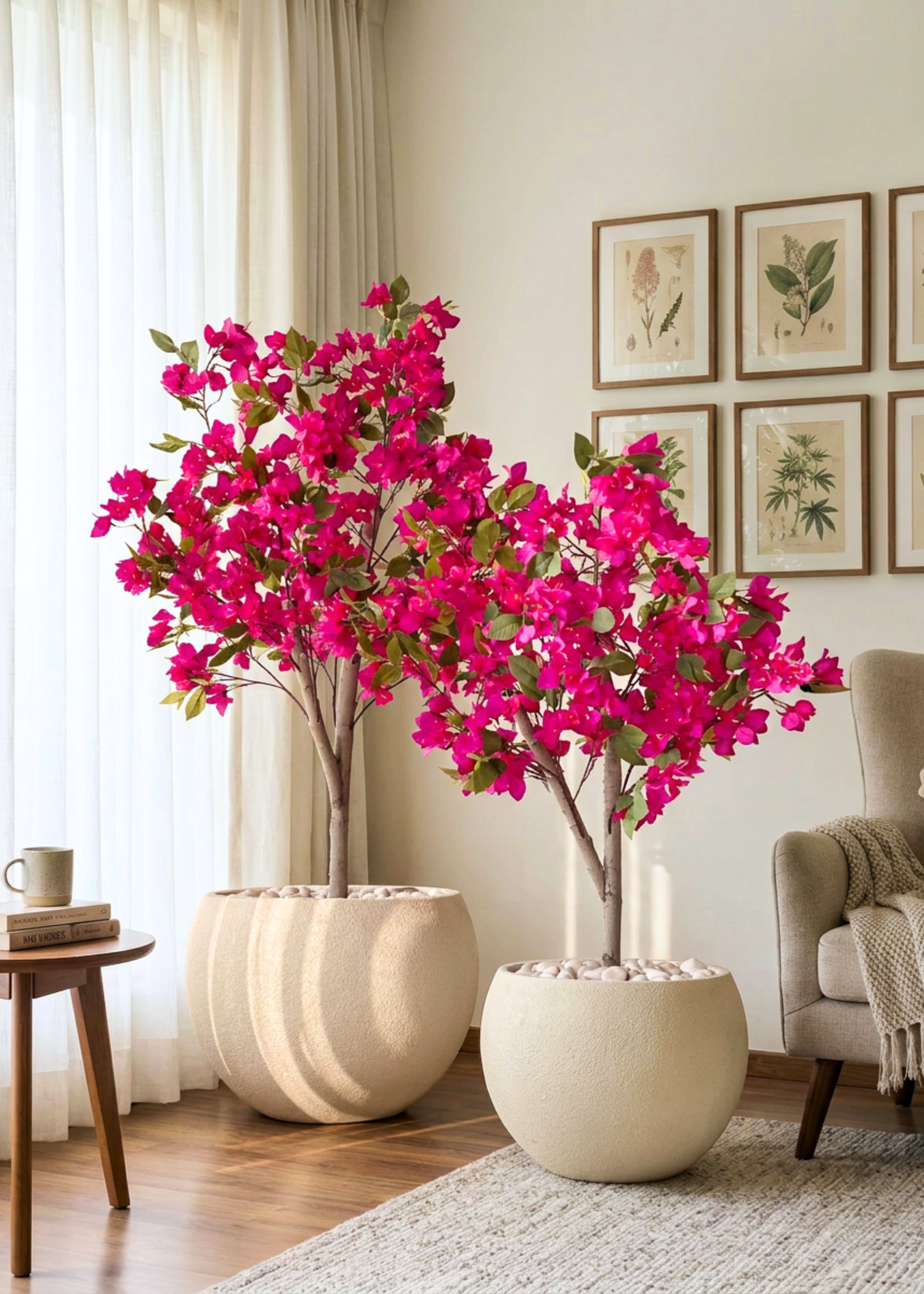 Artificial Pink Bougainvillea Plant - 4 Feet