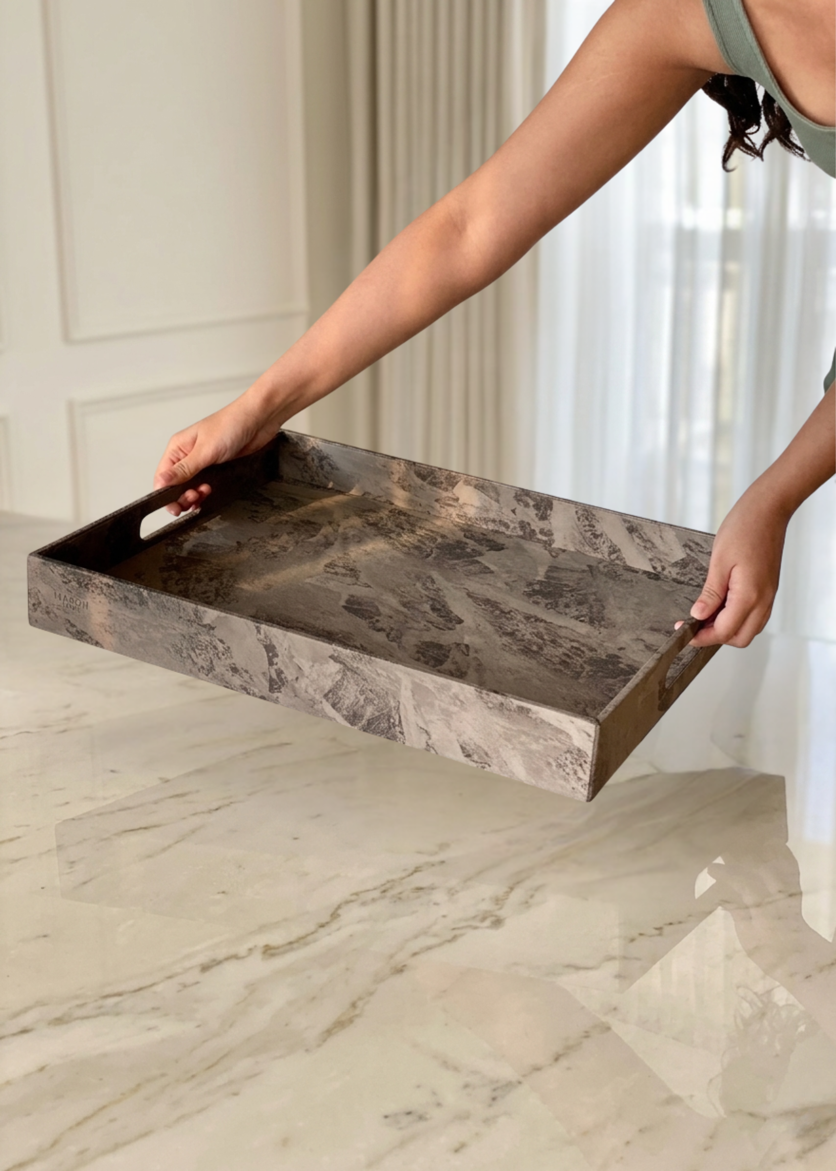 Indo Mocha Serving Tray
