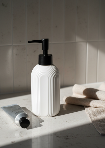 Mono Bathroom Dispenser - White