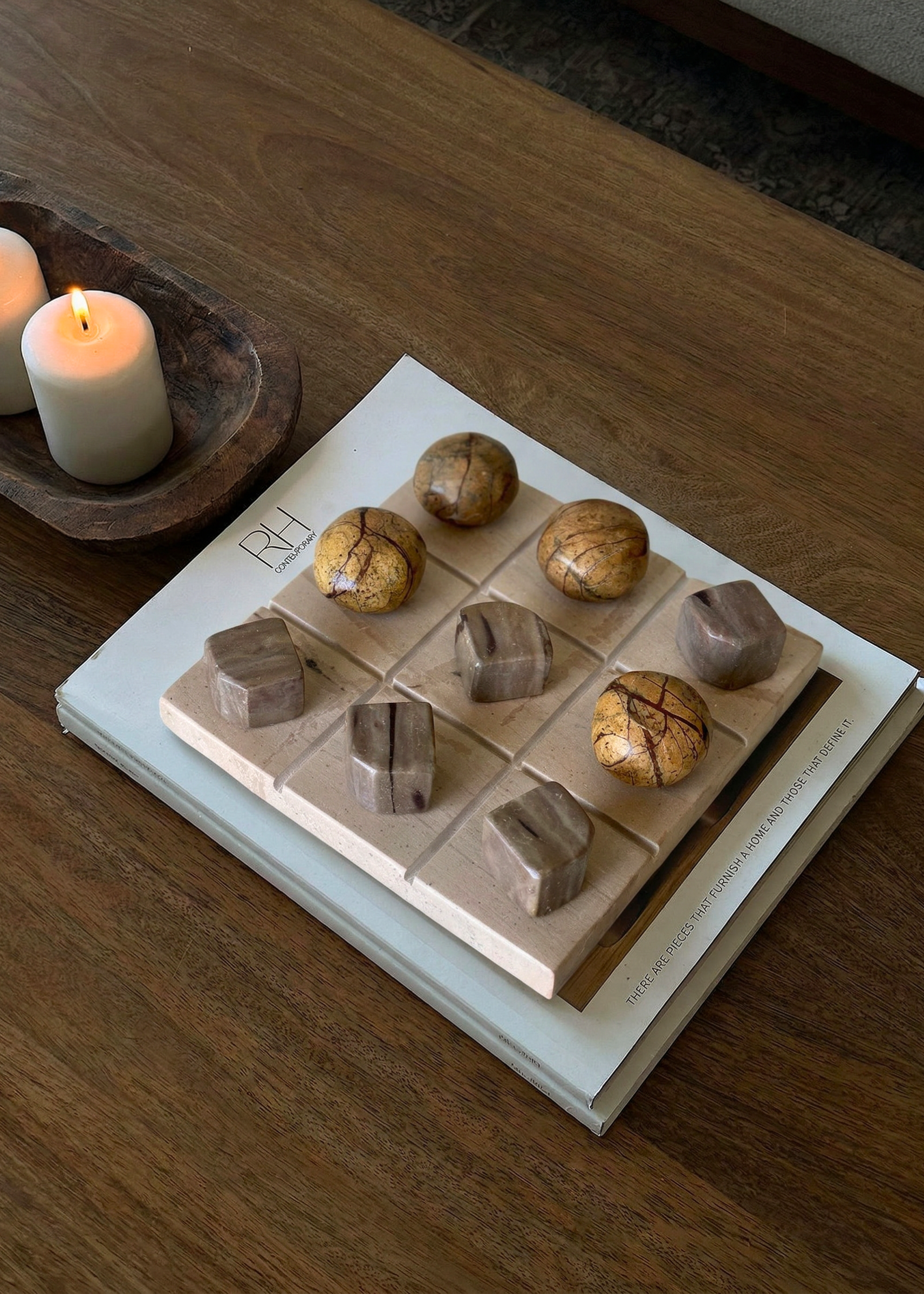 Bidasar Marble Tic Tac Toe