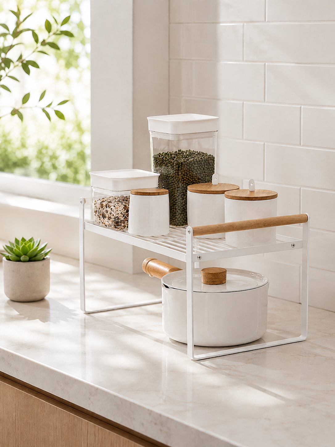 Countertop Table Riser (Size - M) - White