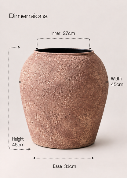 Mesa Planters - Rustic Brown