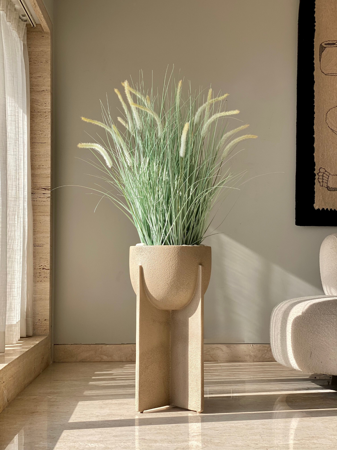 Arcadia Planters - Beige