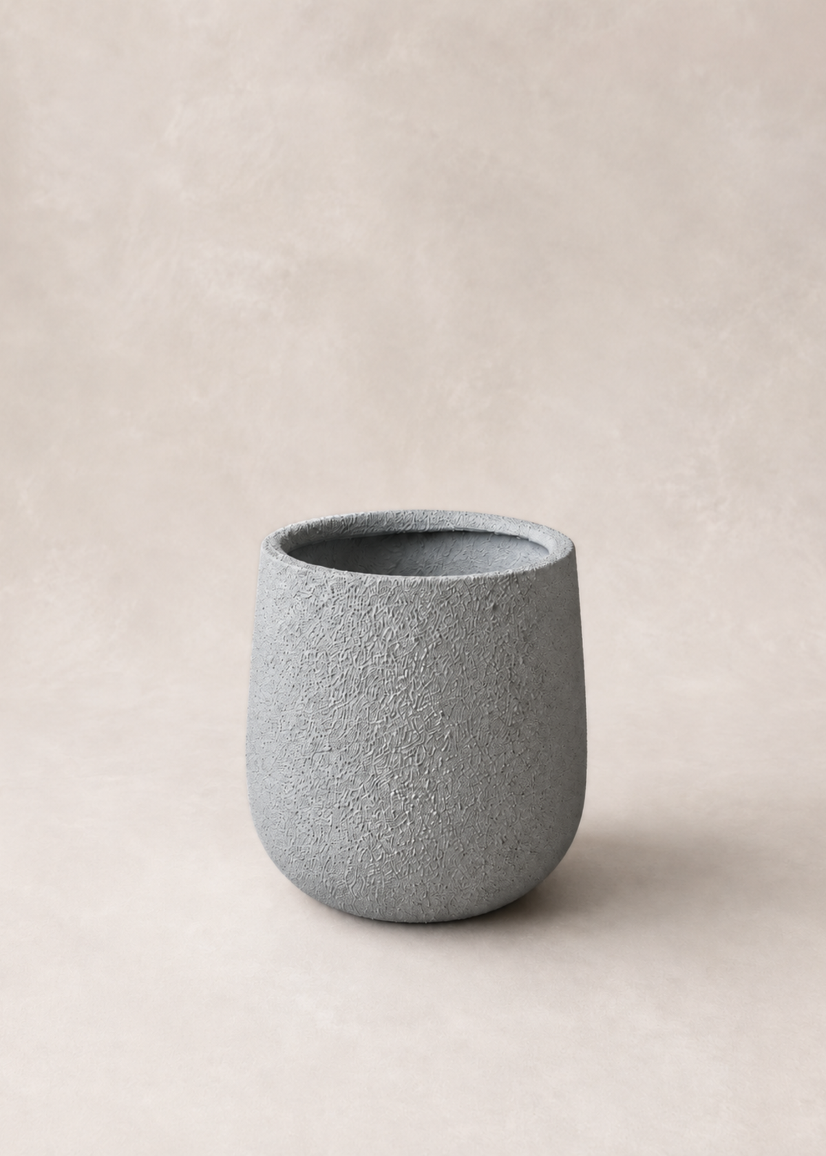 Noa Round Planters - Light Grey
