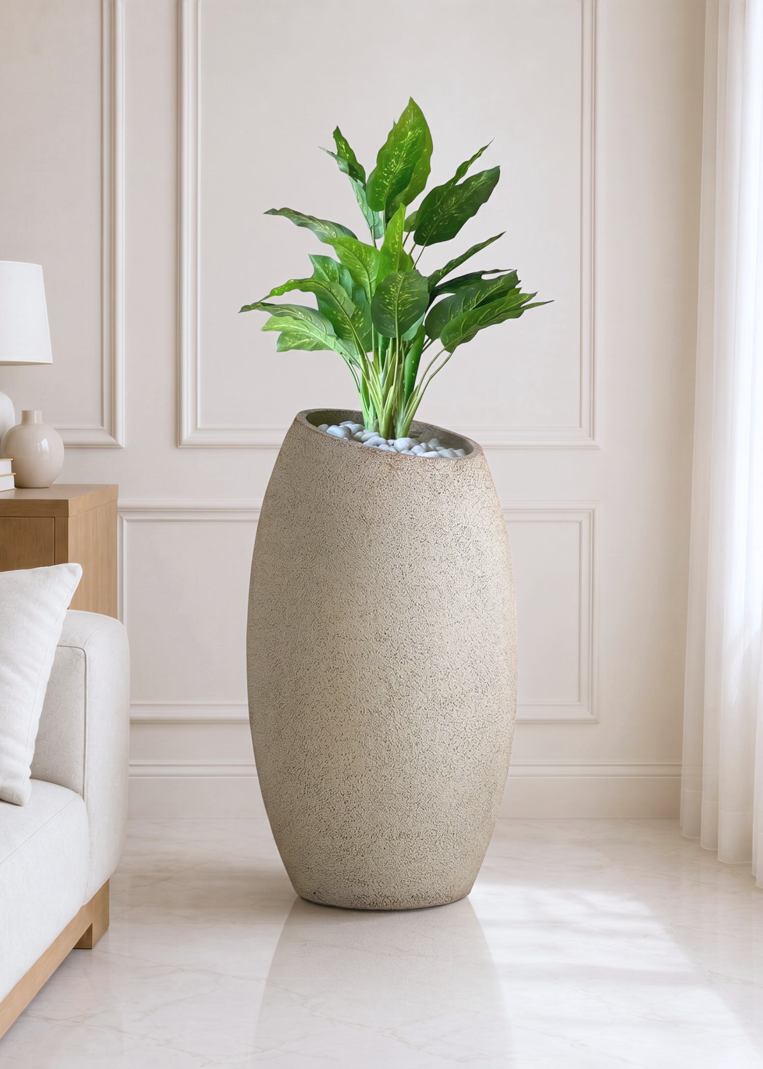 Acropolis Planter - Raw Terracotta
