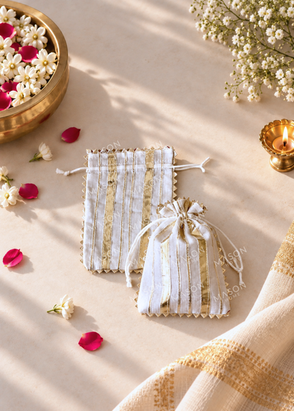 Festive Shwet Noor Potli - Set of 5