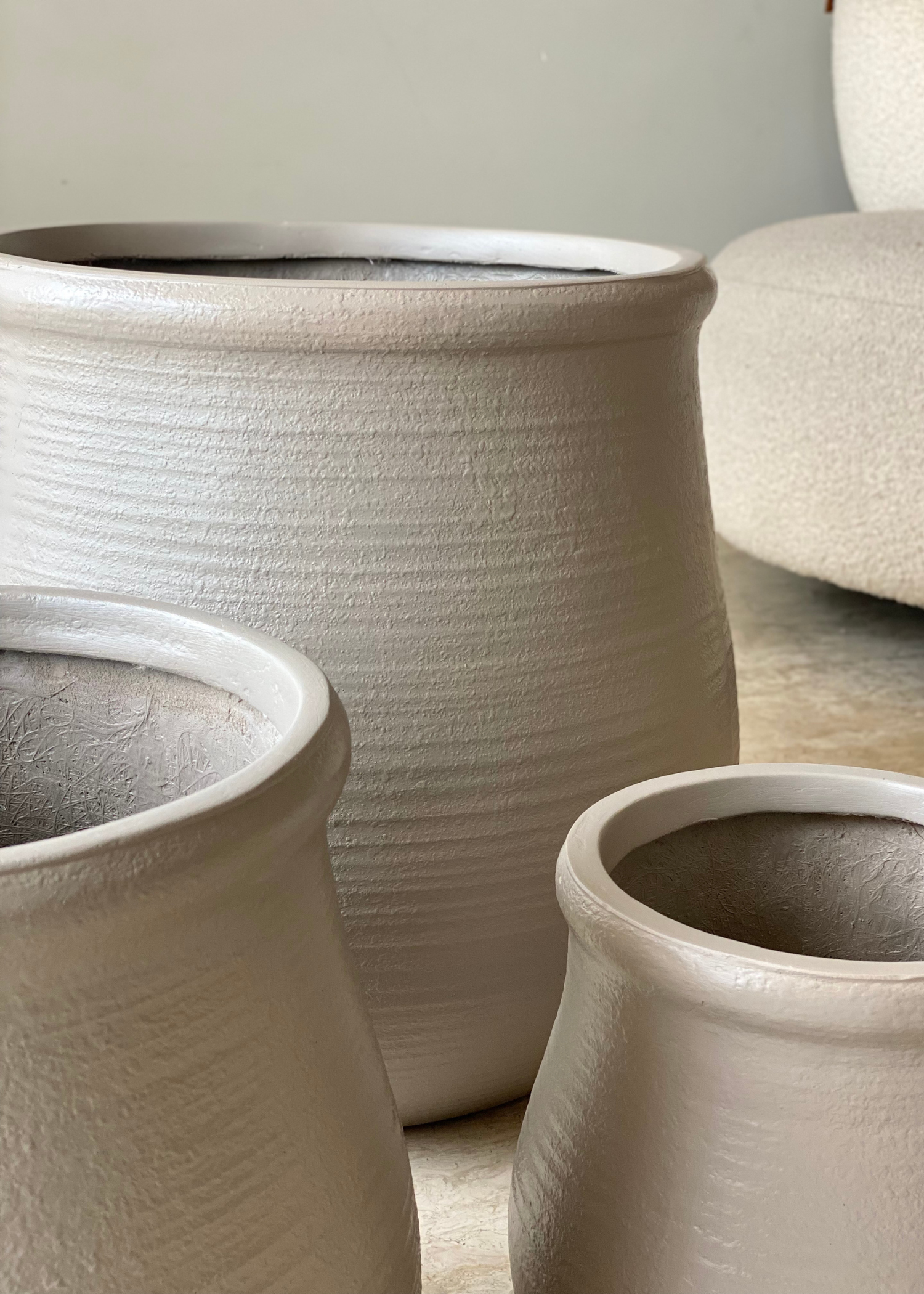 Garden Muse Planters - Beige