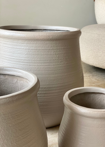 Garden Muse Planters - Beige