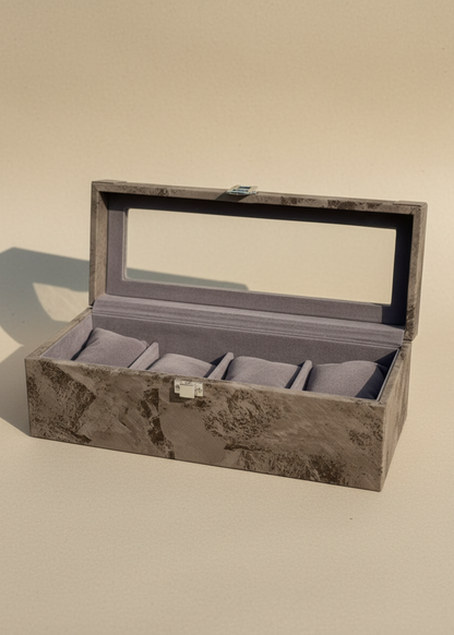 Indo Mocha Watch Box - 4 Slots