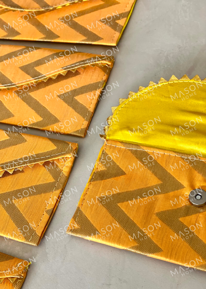 Festive Riwaaz Envelope Yellow - Set of 5