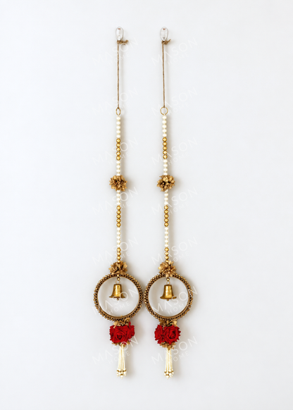Festive Dwaar shobha Hangings - Set of 2