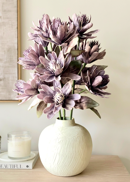 Artificial Corolla Flower Stem - Lavender Ombre (One Stem)