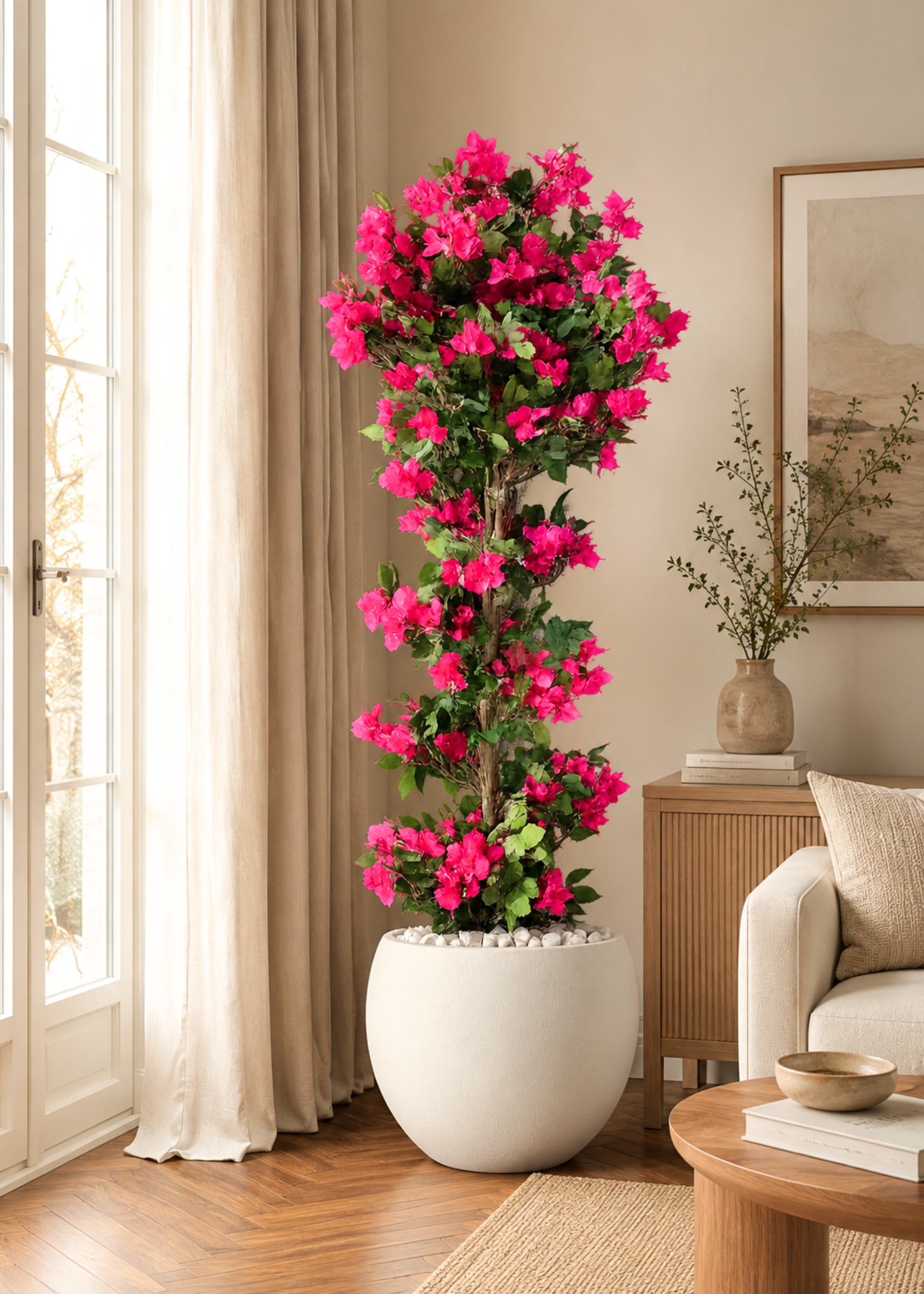 Artificial Veil Bougainvillea Plant - 6 Feet