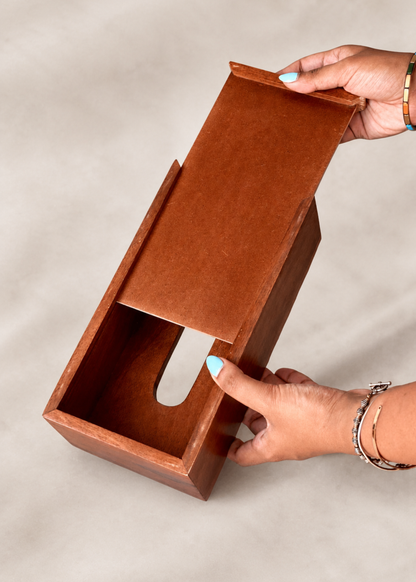 Terrain Wooden Tissue Box