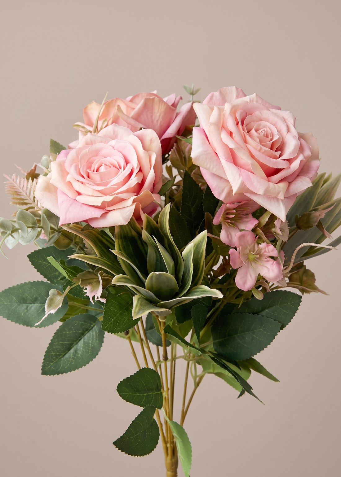 Artificial Garden Rose Bunch