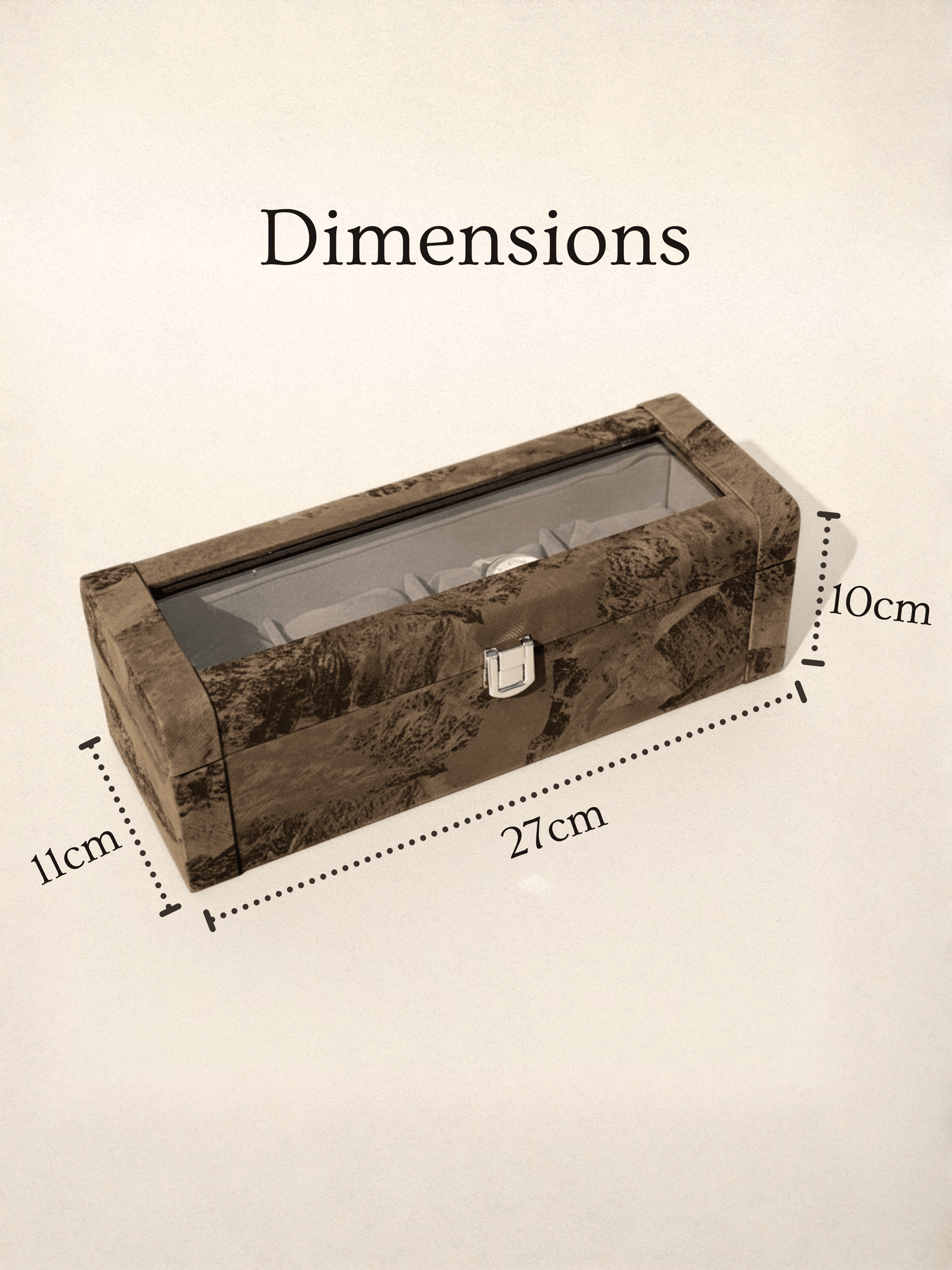 Indo Mocha Watch Box - 4 Slots